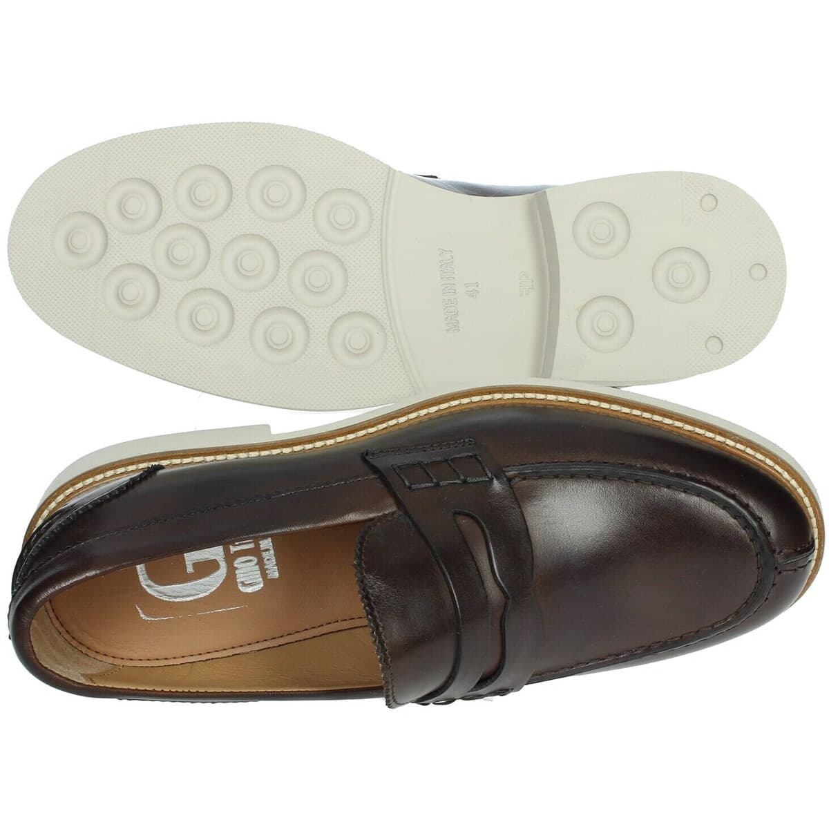 Men's Loafers Gino Tagli Brown