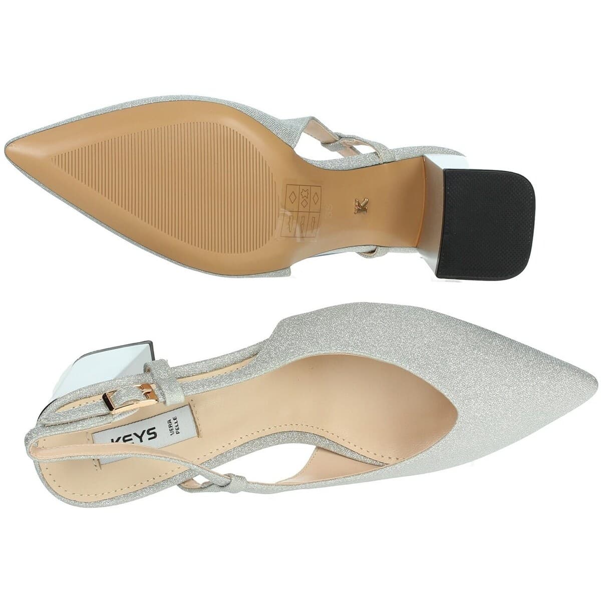 Women's Pumps Keys Silver