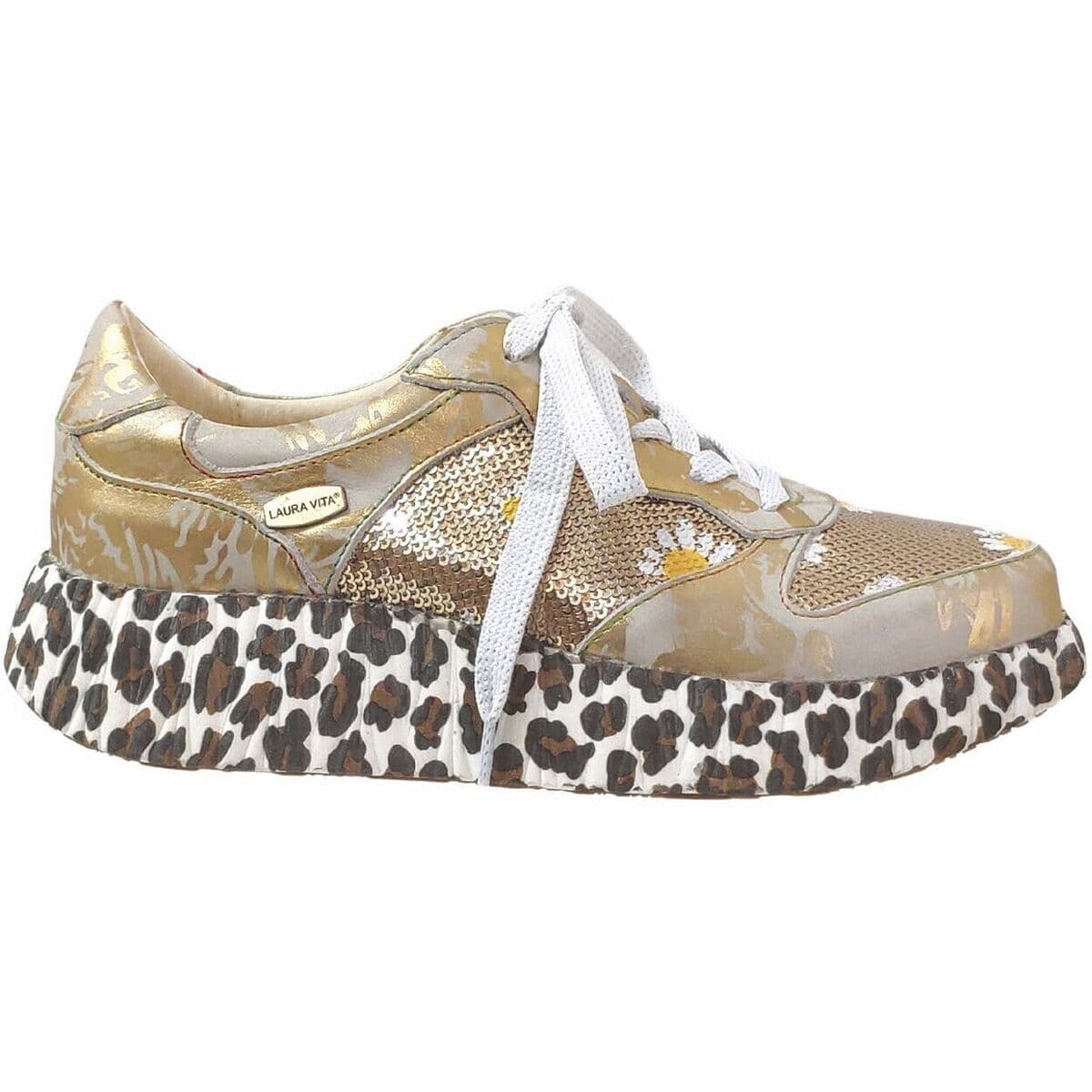 Women's Sneakers Laura Vita Gold