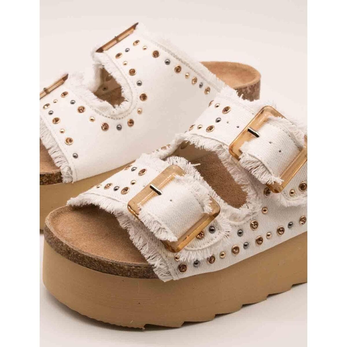 Women's Platforms Colors of California White