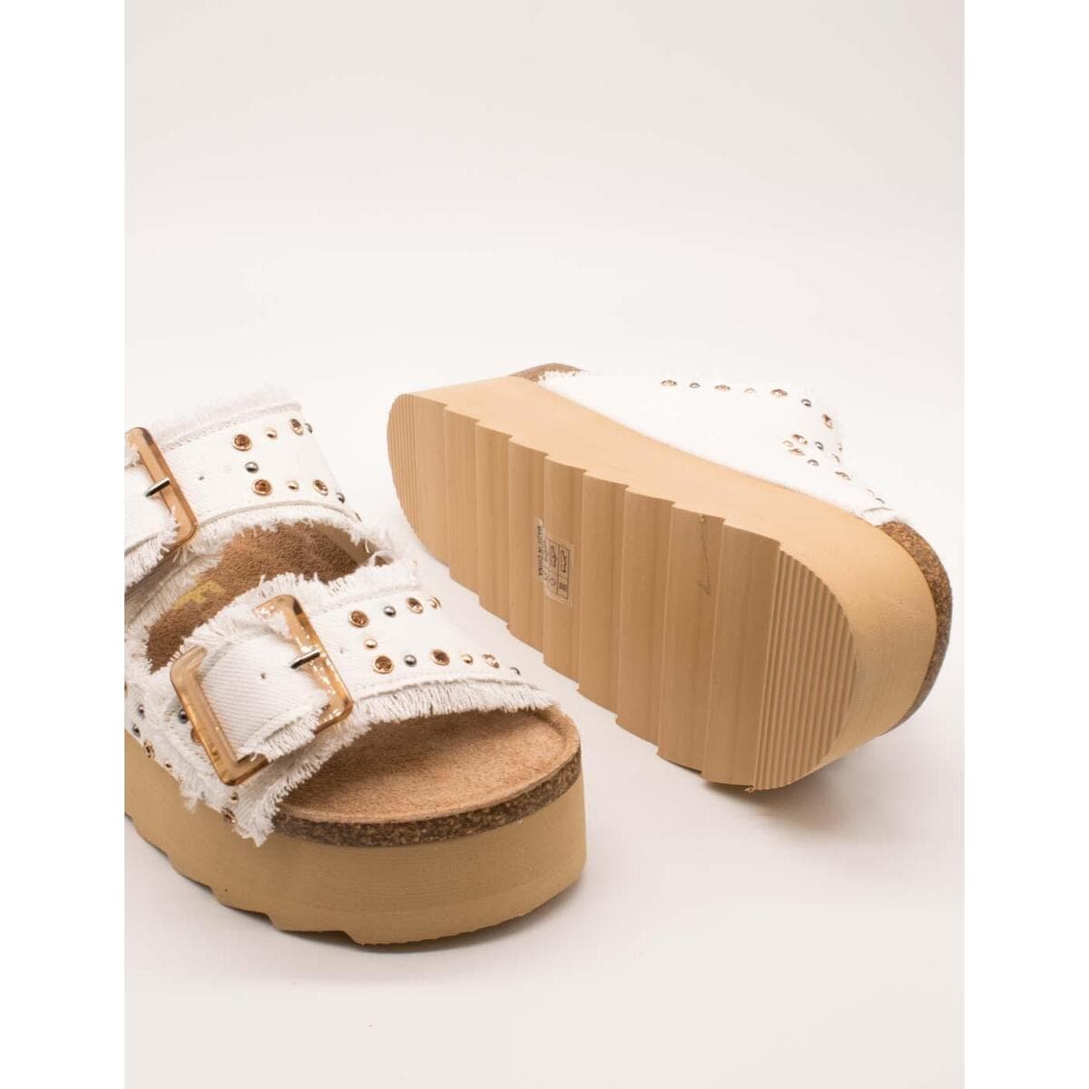 Women's Platforms Colors of California White