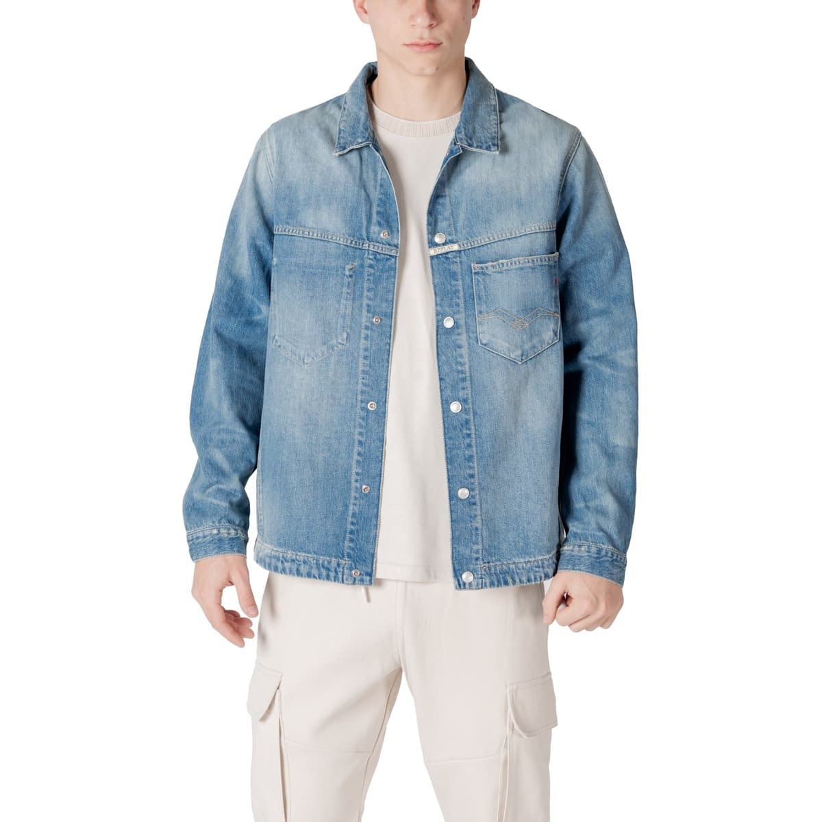 Men's Shirts Replay Blue