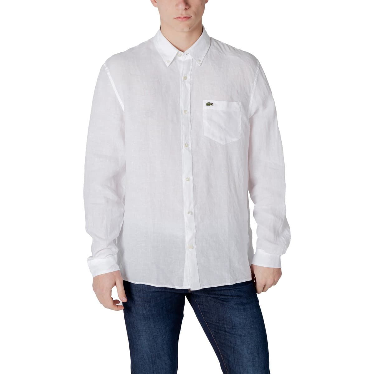Men's Shirts Lacoste White