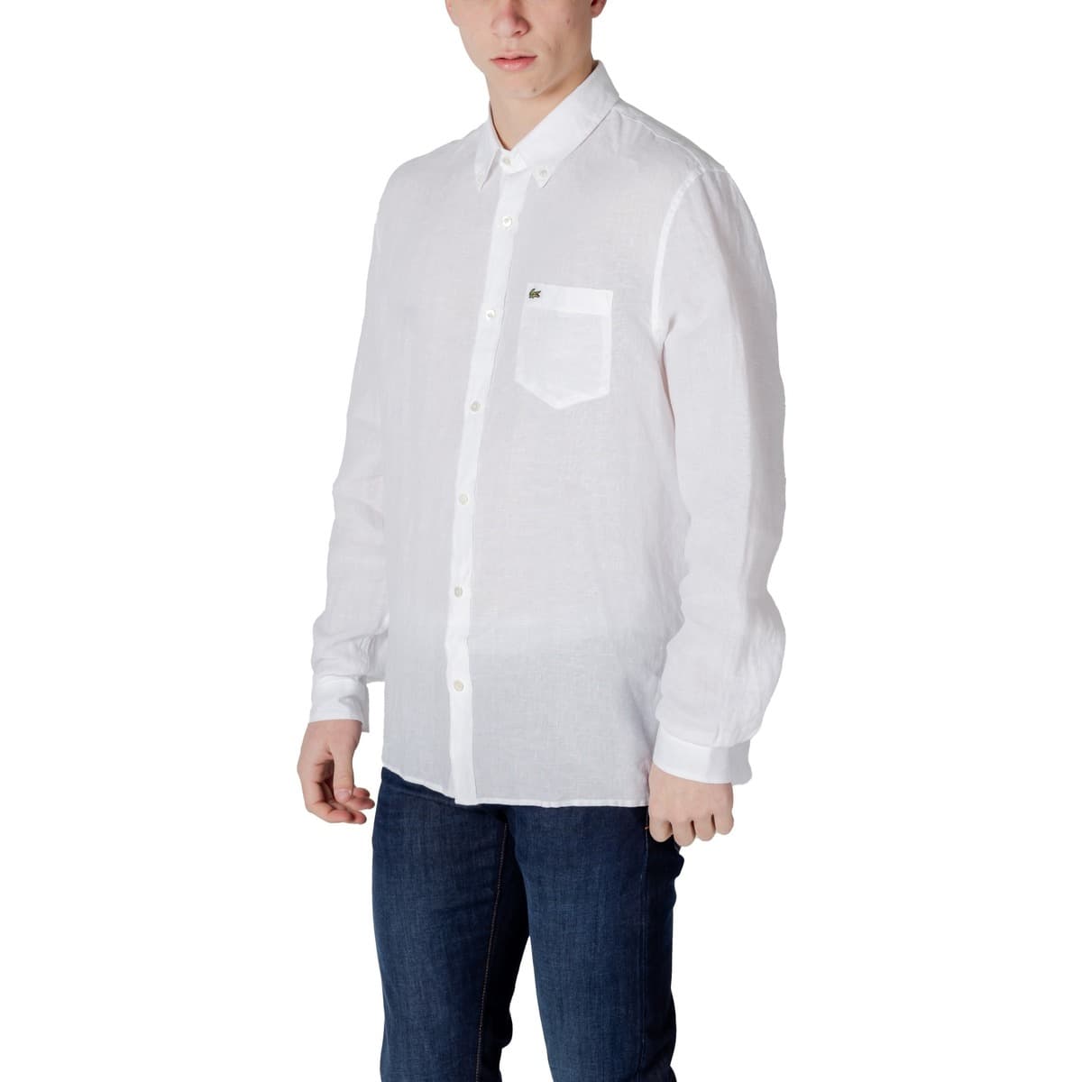 Men's Shirts Lacoste White