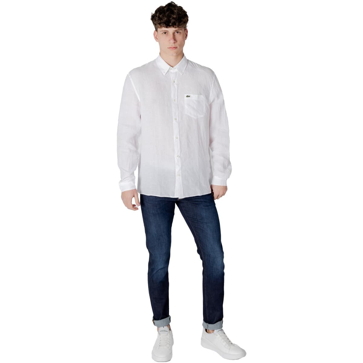 Men's Shirts Lacoste White