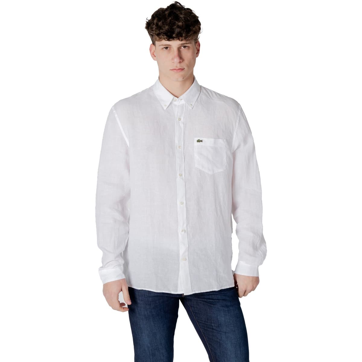 Men's Shirts Lacoste White