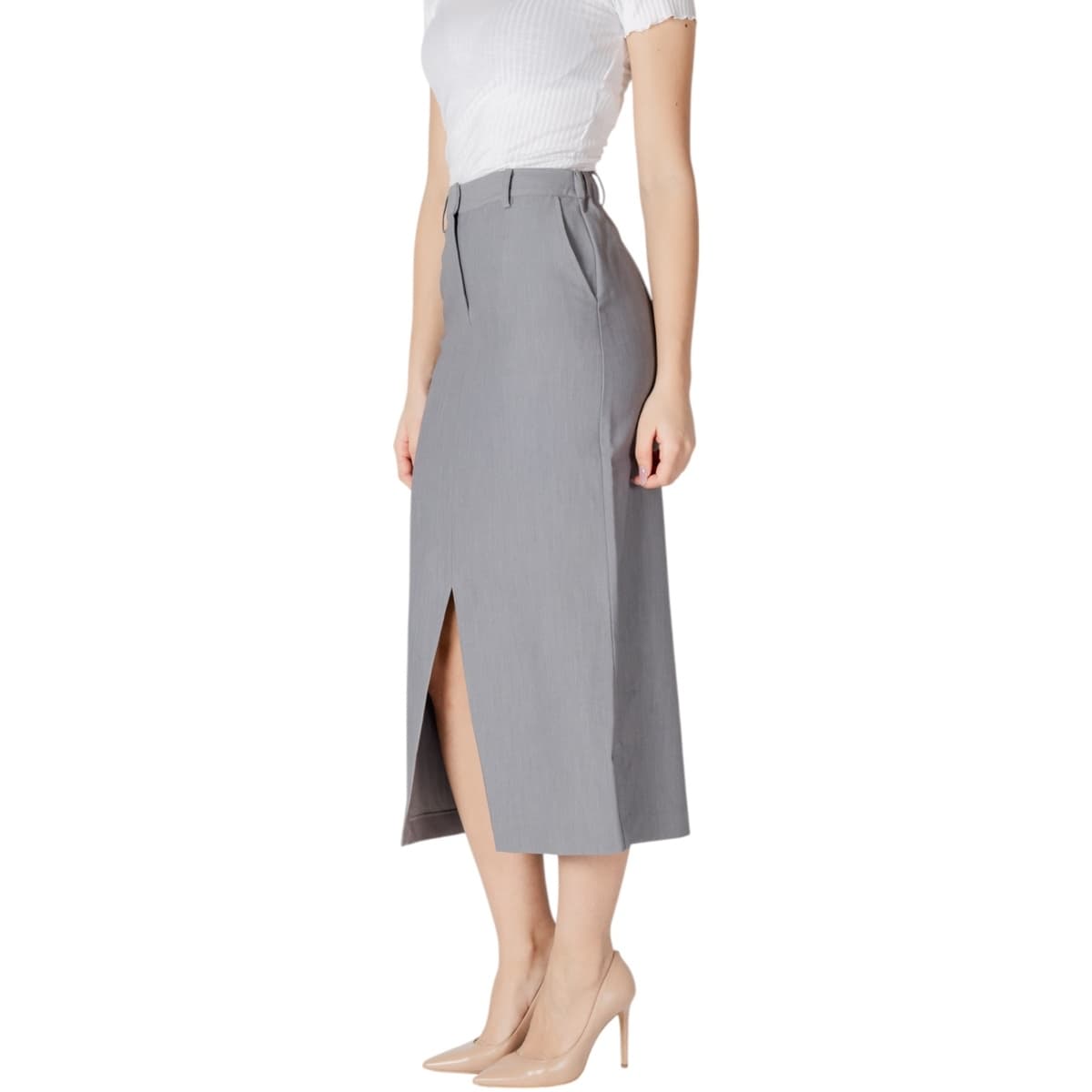 Women's Skirts Ichi Gray
