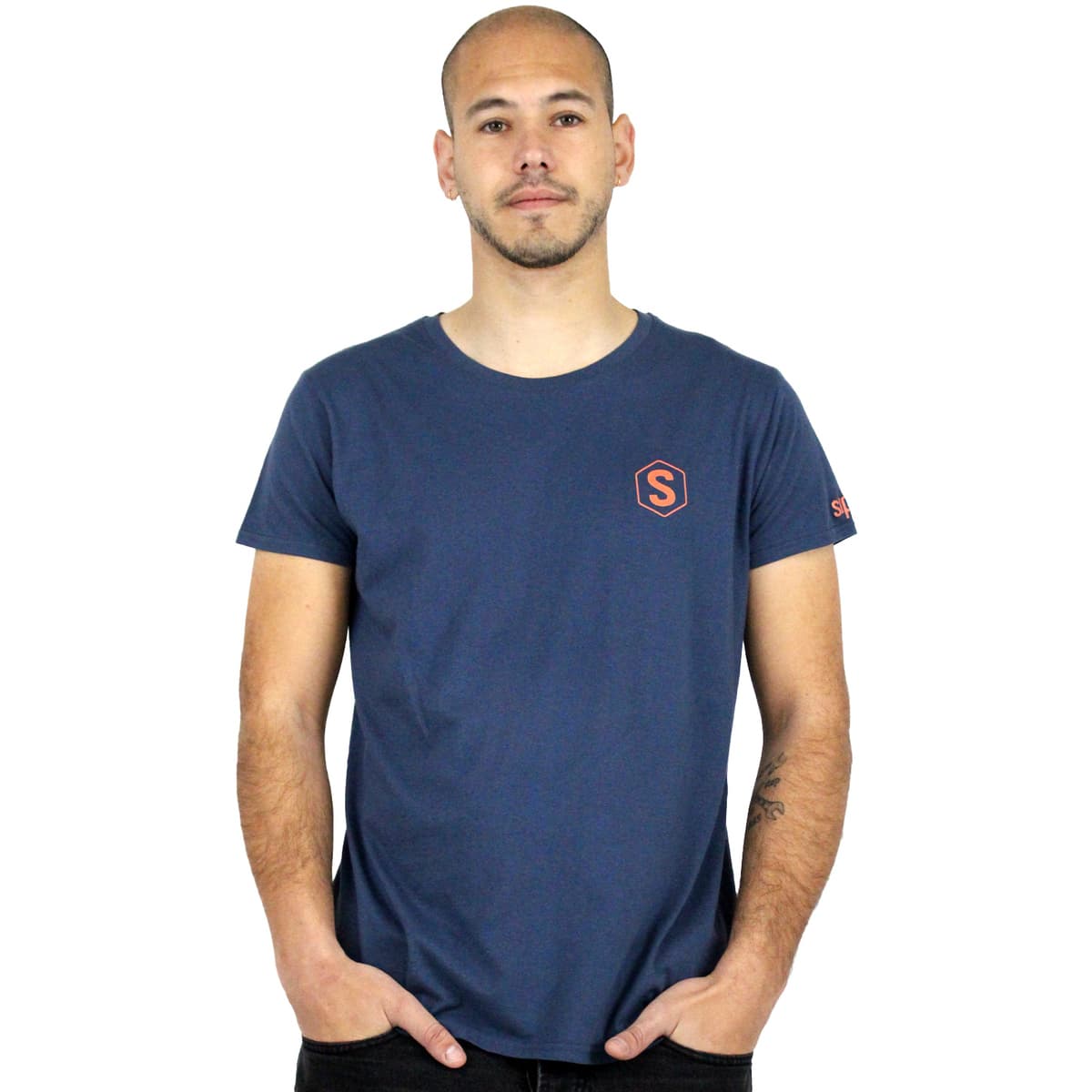 T-shirt με κοντά μανίκια Superb 1982 SPRB24-AB10-BLUE-ORLOGO