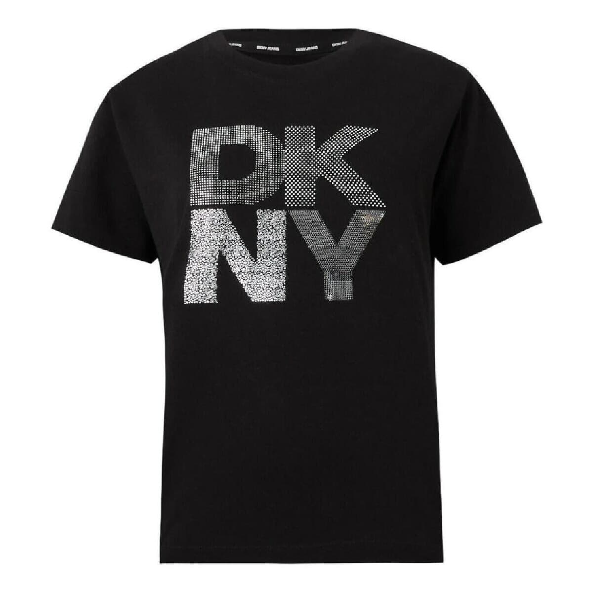 T-shirt με κοντά μανίκια Dkny DJ5T1433 BSV