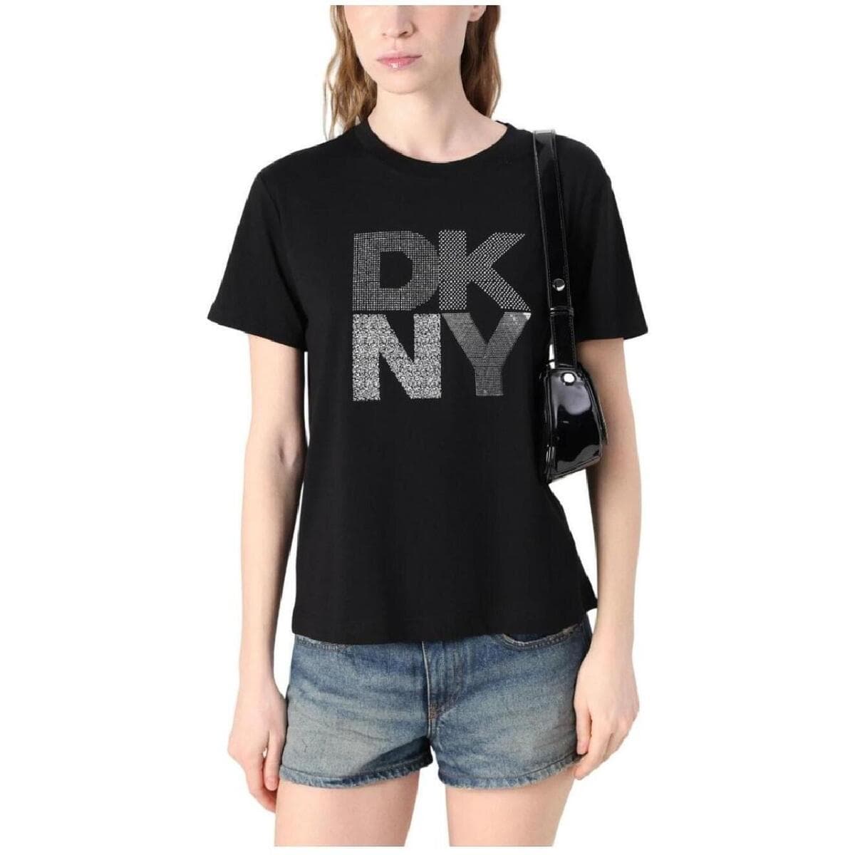 Women's T-Shirts Dkny Black