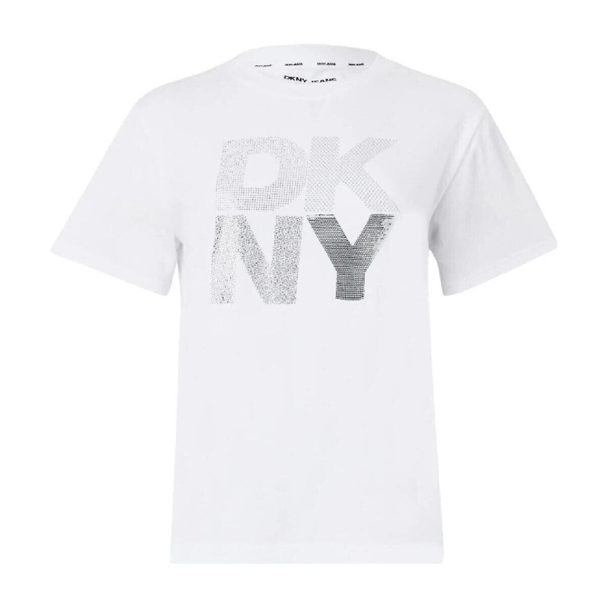 T-shirt με κοντά μανίκια Dkny DJ5T1433 WTL