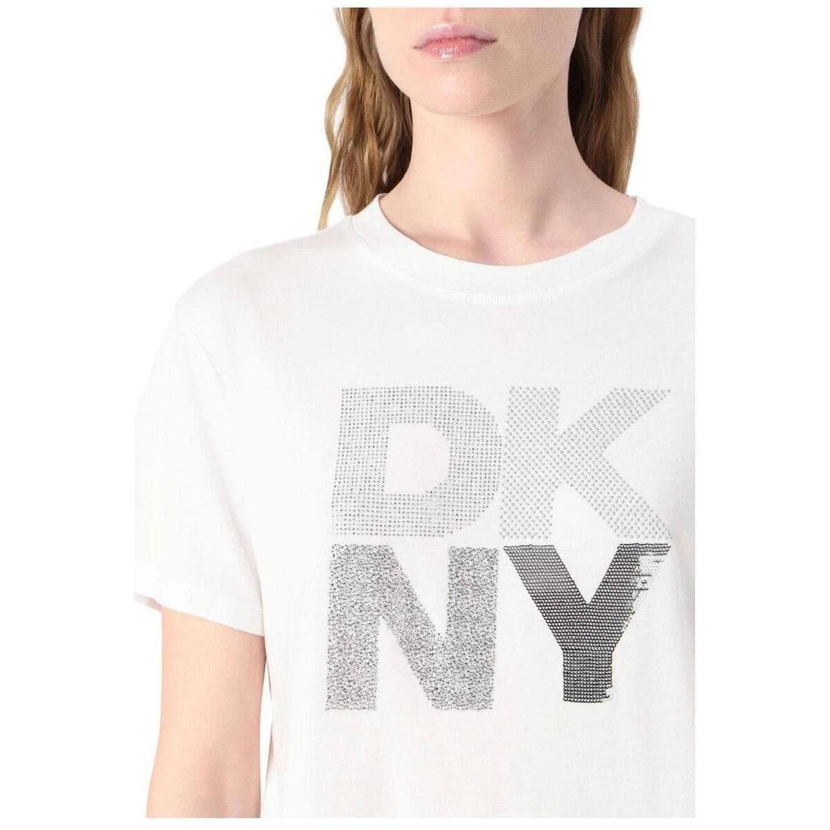 Women's T-Shirts Dkny White