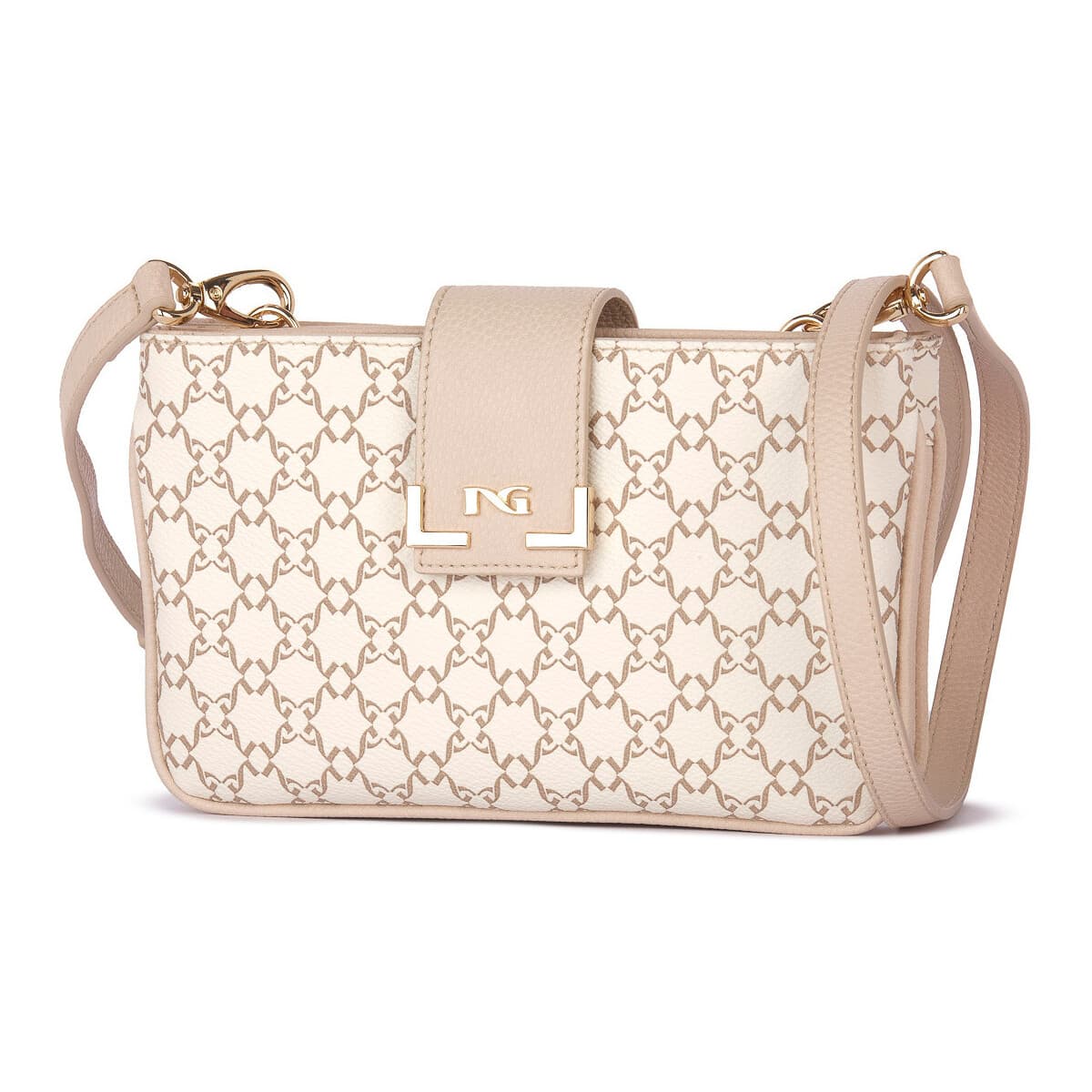 Τσάντα NeroGiardini NERO GIARDINI 432 GORGONA BEIGEW