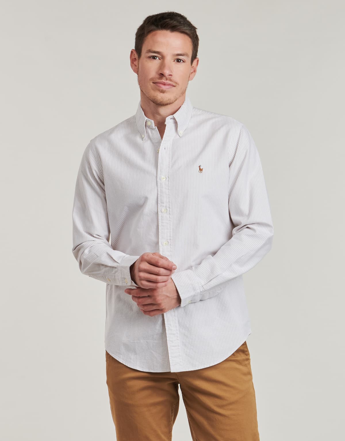 Men's Shirts Polo Ralph Lauren Beige