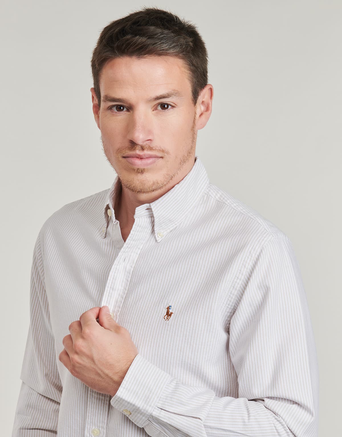 Men's Shirts Polo Ralph Lauren Beige