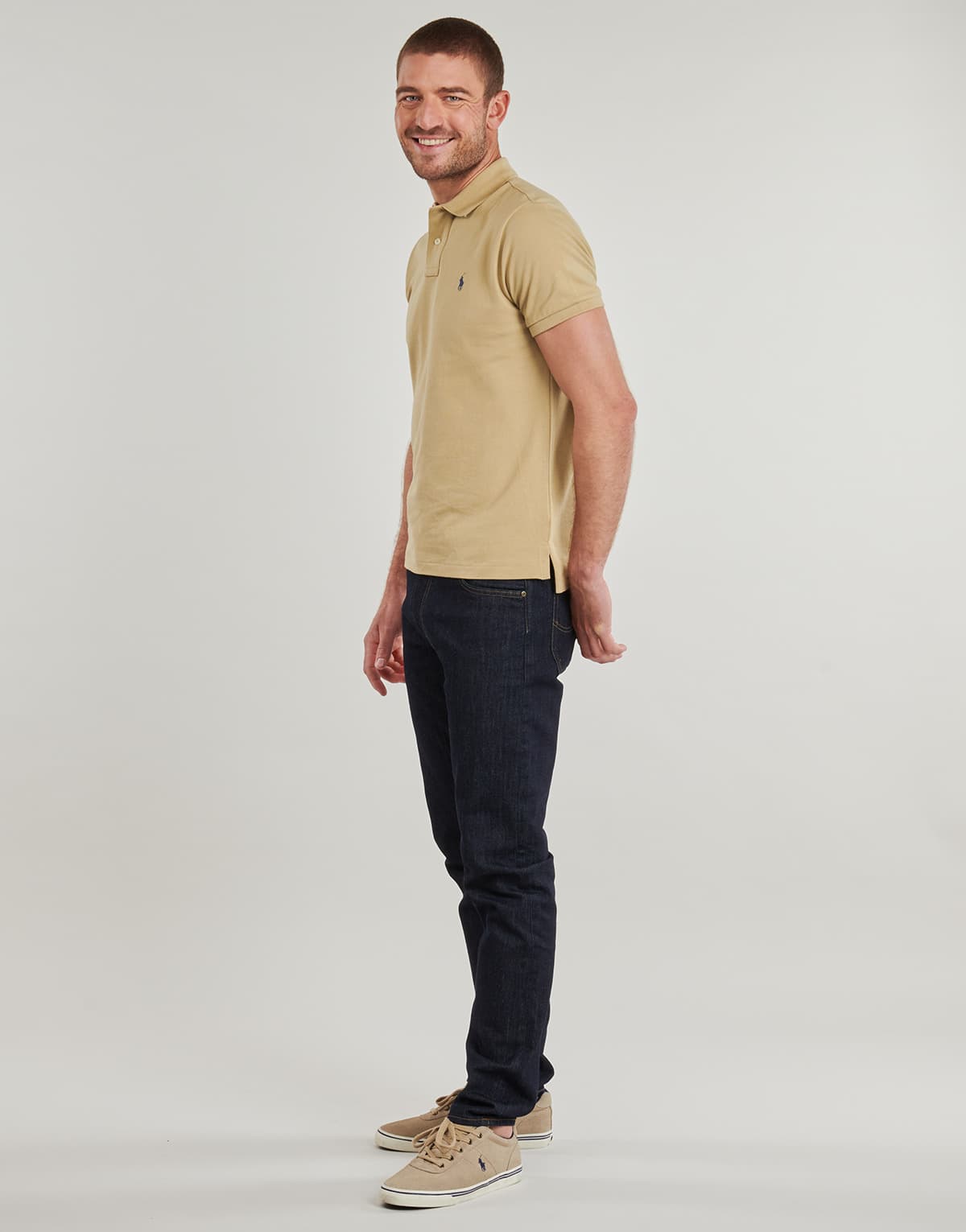 Men's Polo Shirts Polo Ralph Lauren Beige