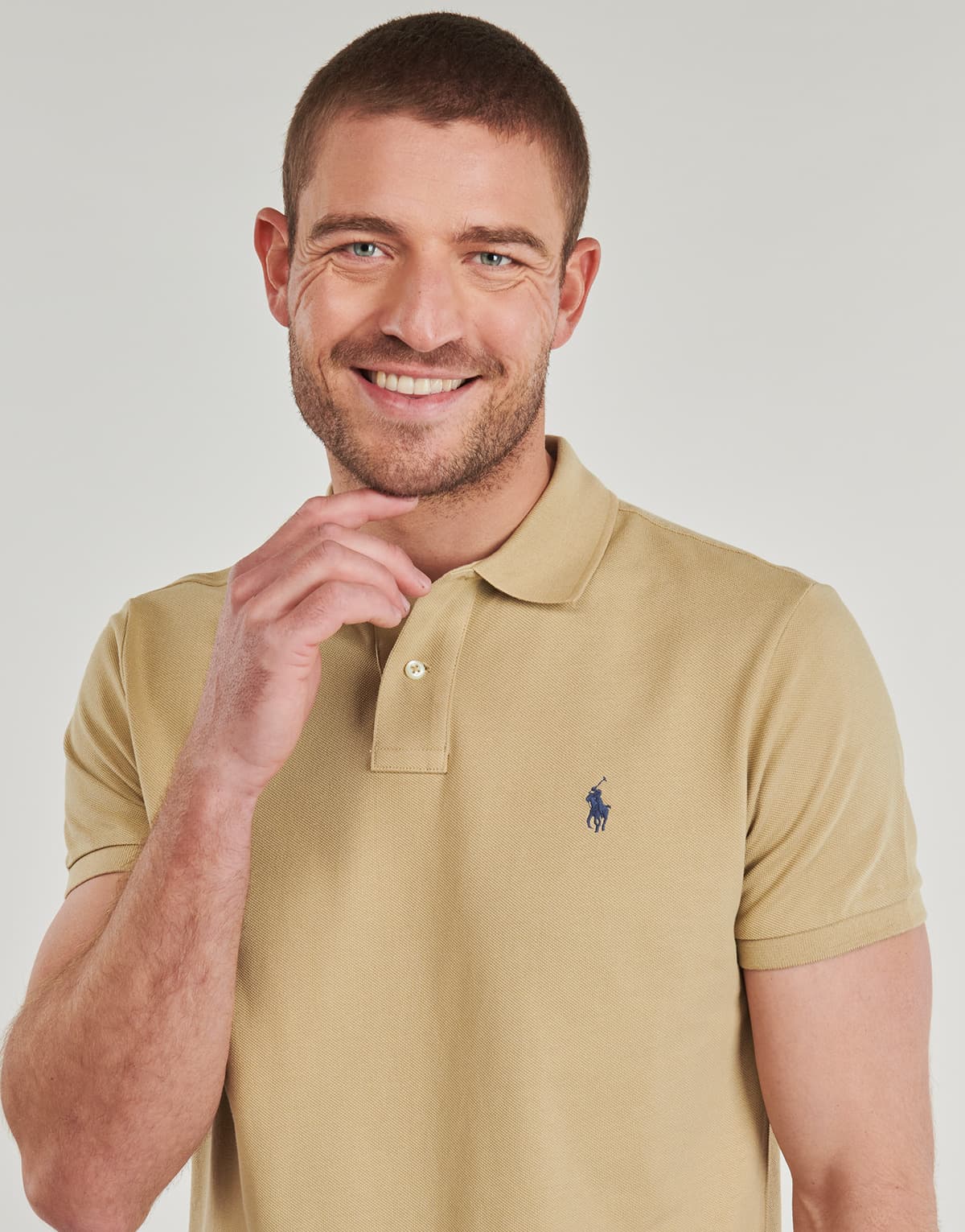 Men's Polo Shirts Polo Ralph Lauren Beige