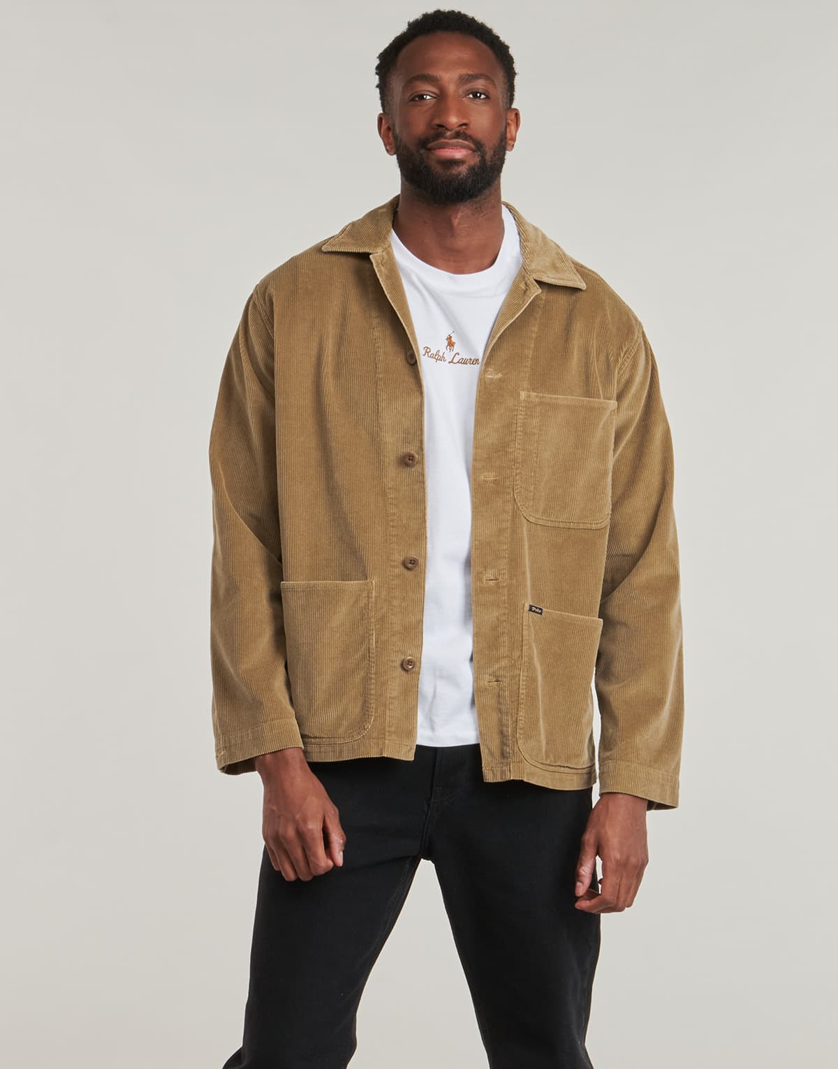 Men's T-Shirts Polo Ralph Lauren Beige