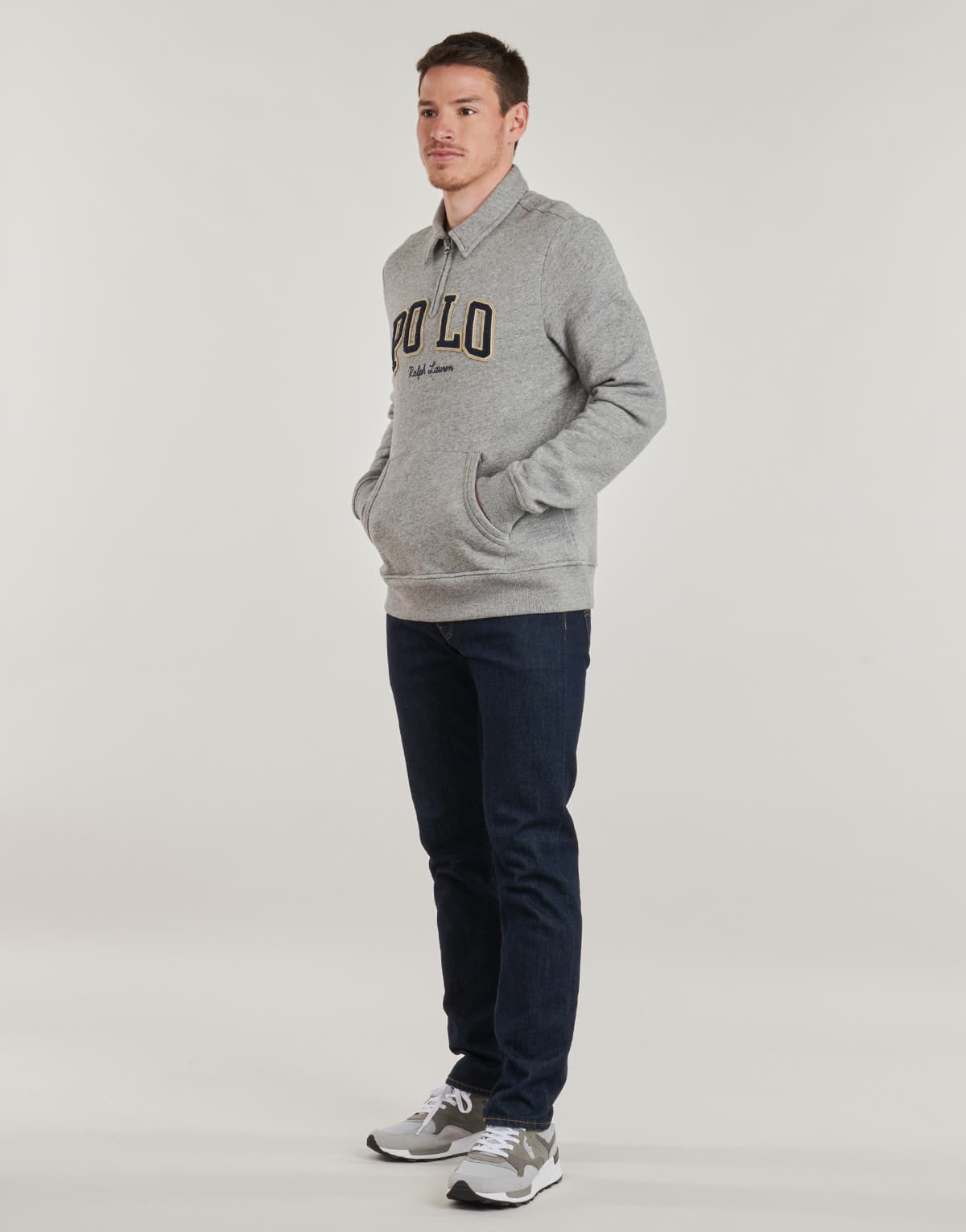 Men's Sports T-Shirts Polo Ralph Lauren Gray