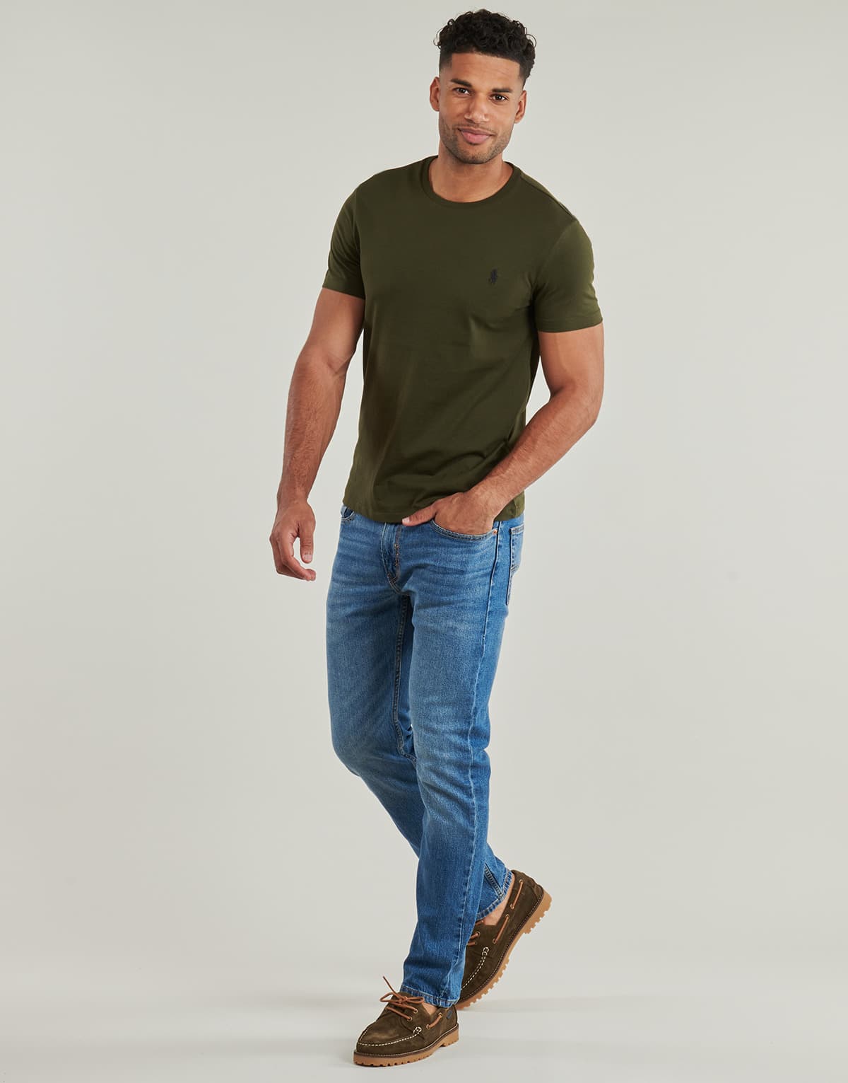 Men's T-Shirts Polo Ralph Lauren Khaki