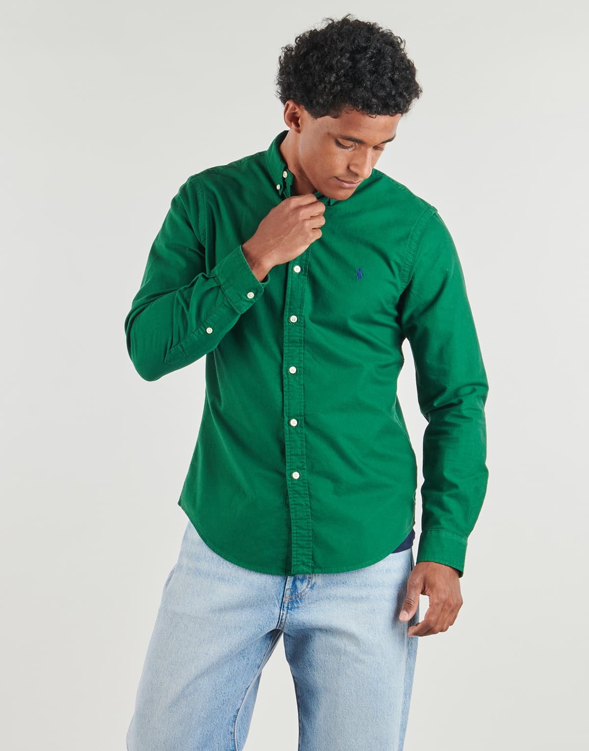 Men's Shirts Polo Ralph Lauren Green