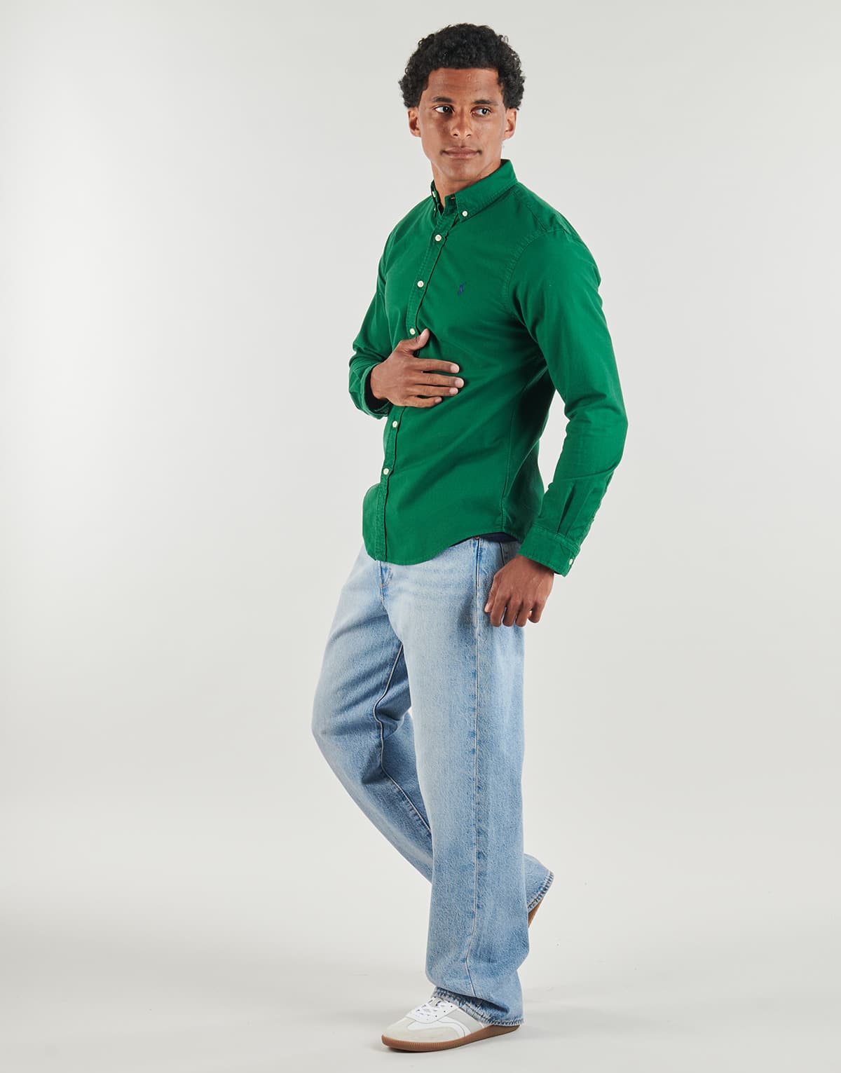 Men's Shirts Polo Ralph Lauren Green