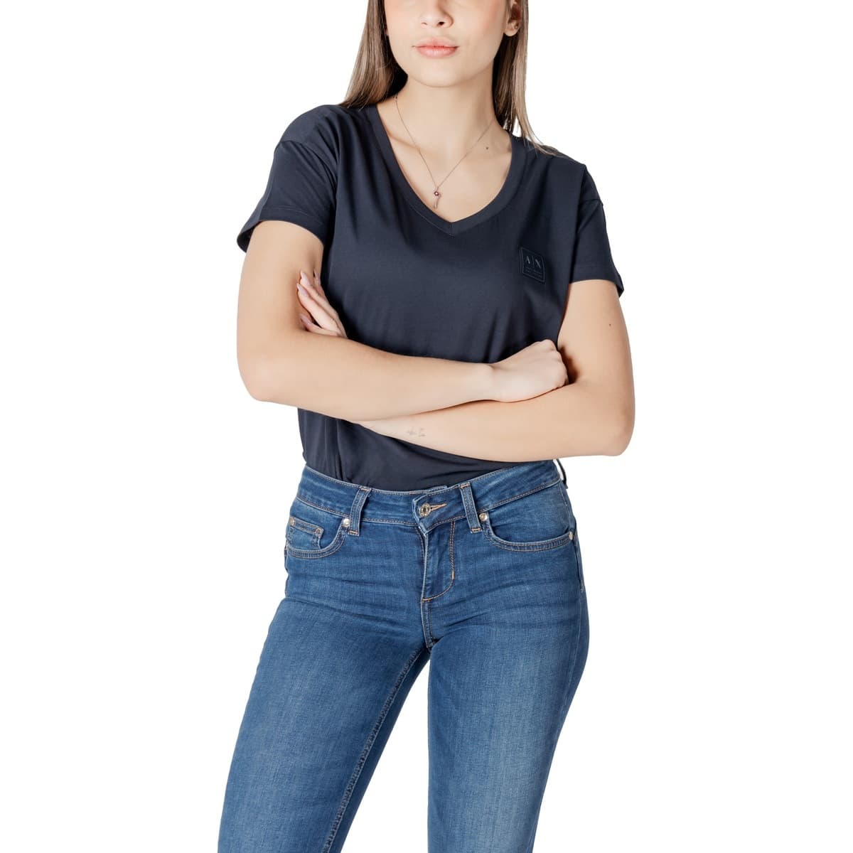 Women's T-Shirts EAX Blue