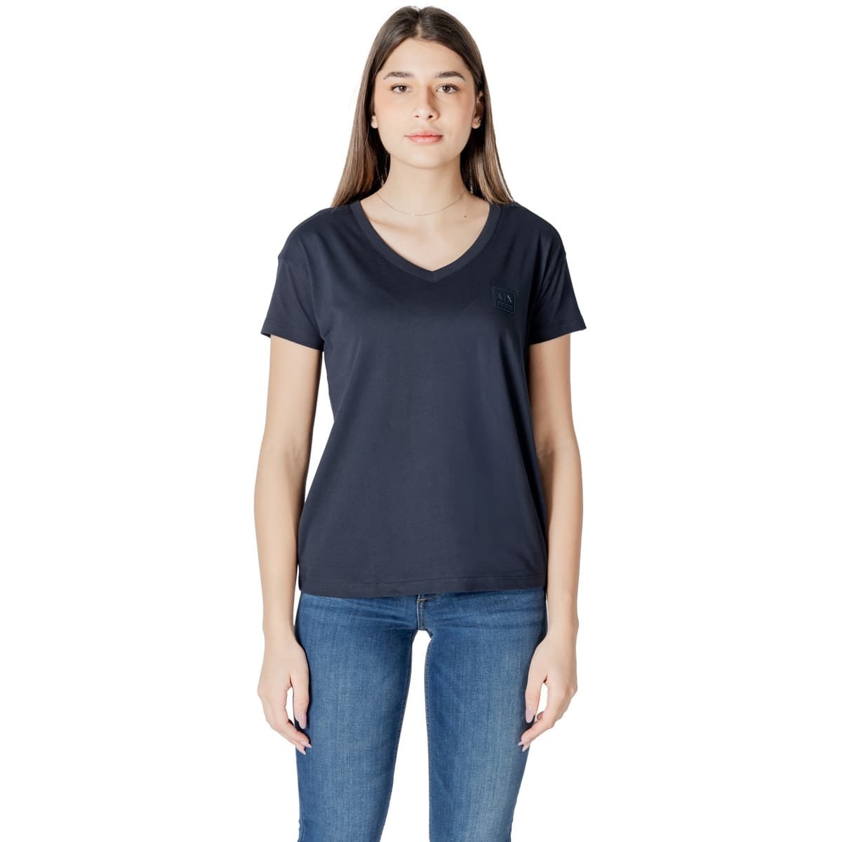 Women's T-Shirts EAX Blue