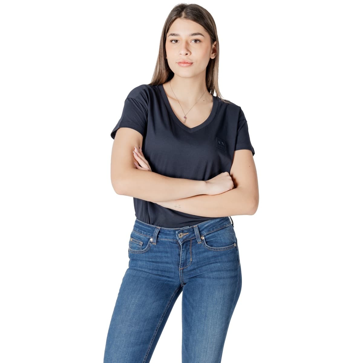 Women's T-Shirts EAX Blue