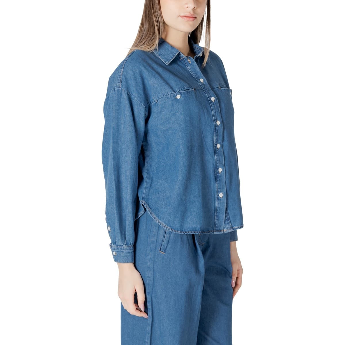Women's Shirts Ichi Blue