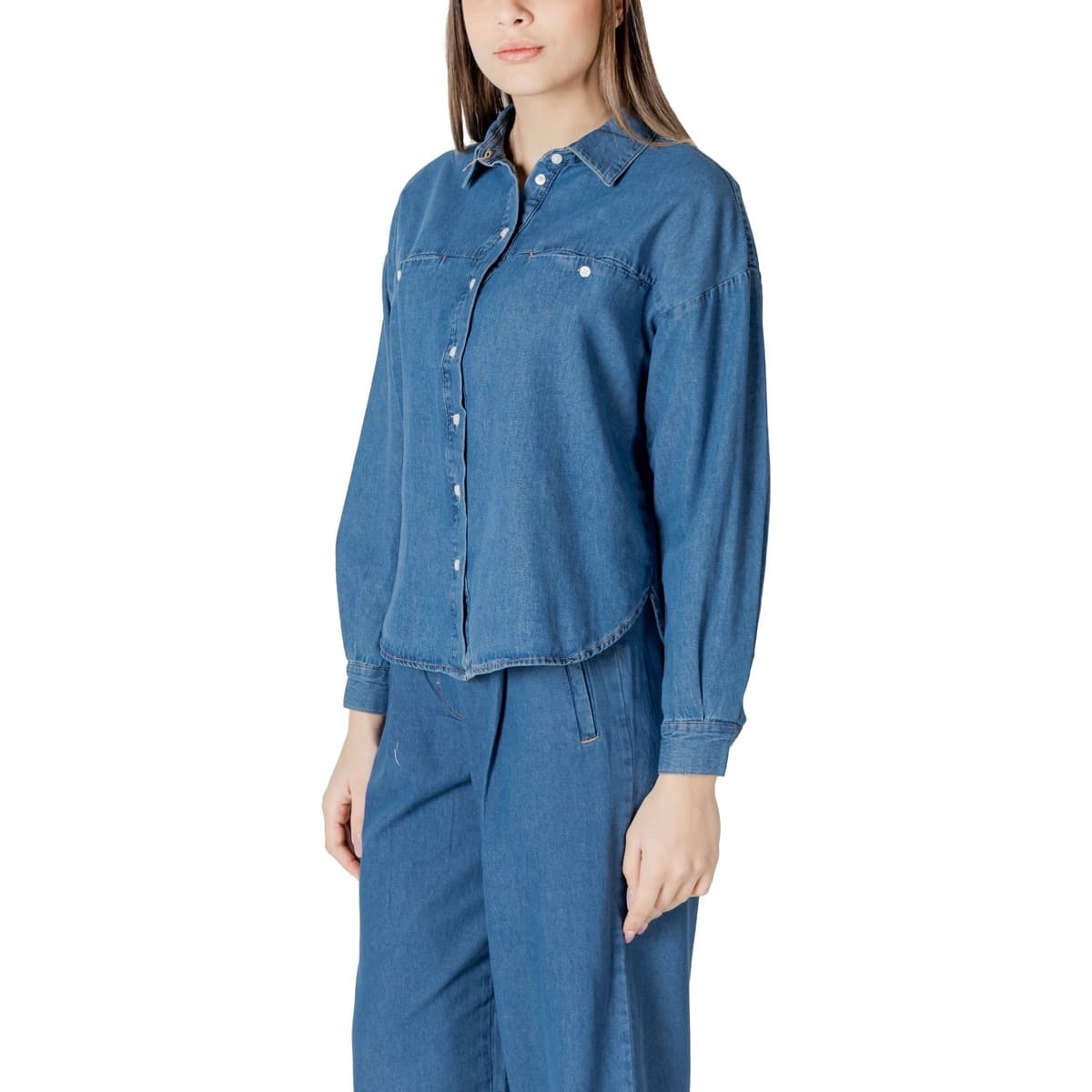 Women's Shirts Ichi Blue