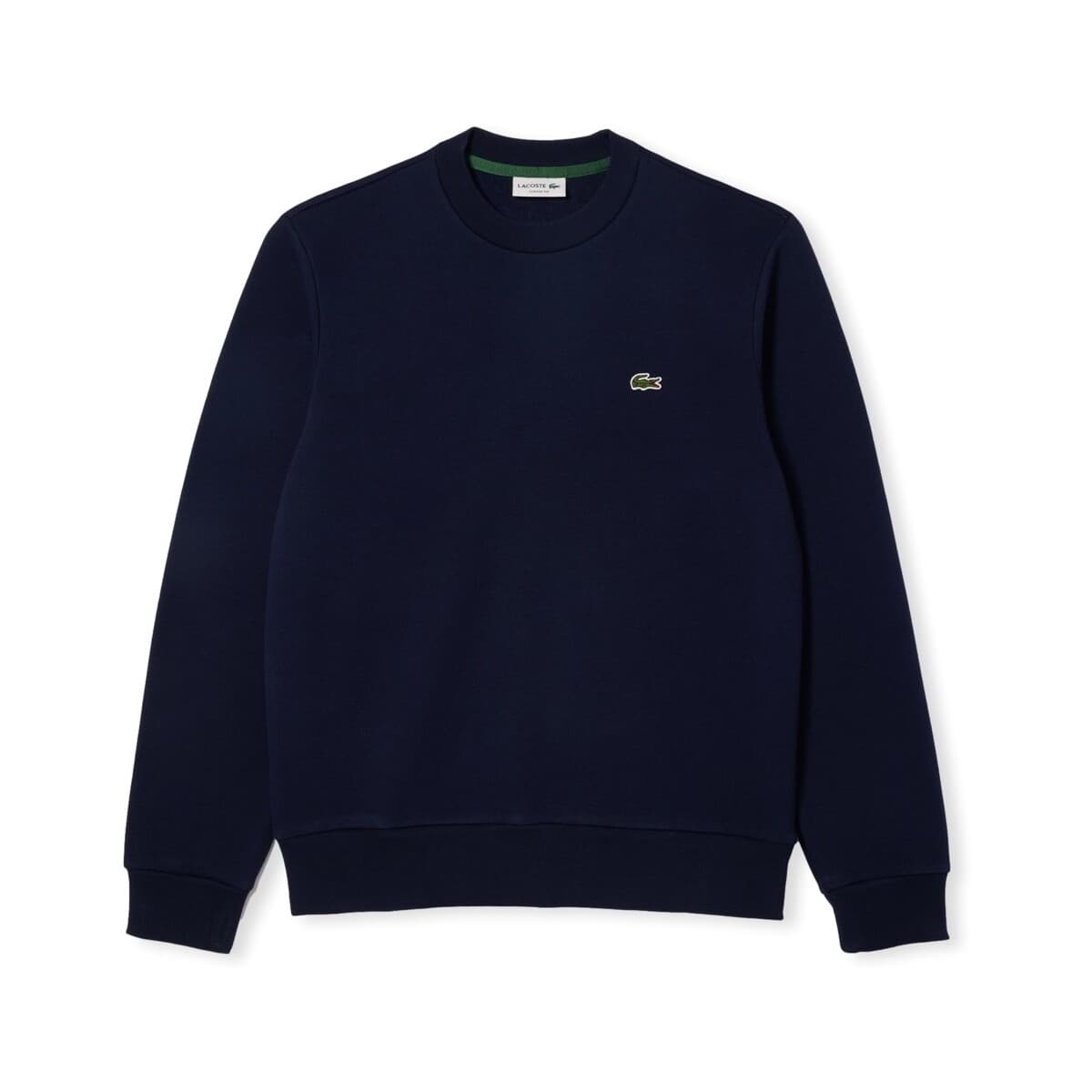 Αθλητικό T-shirt Lacoste Organic Cotton Sweatshirt SH9801 - Bleu Marine
