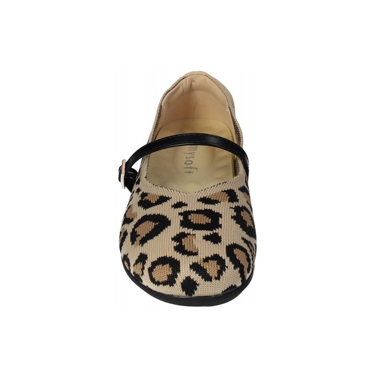 Women's Ballet Flats Mysoft Brown