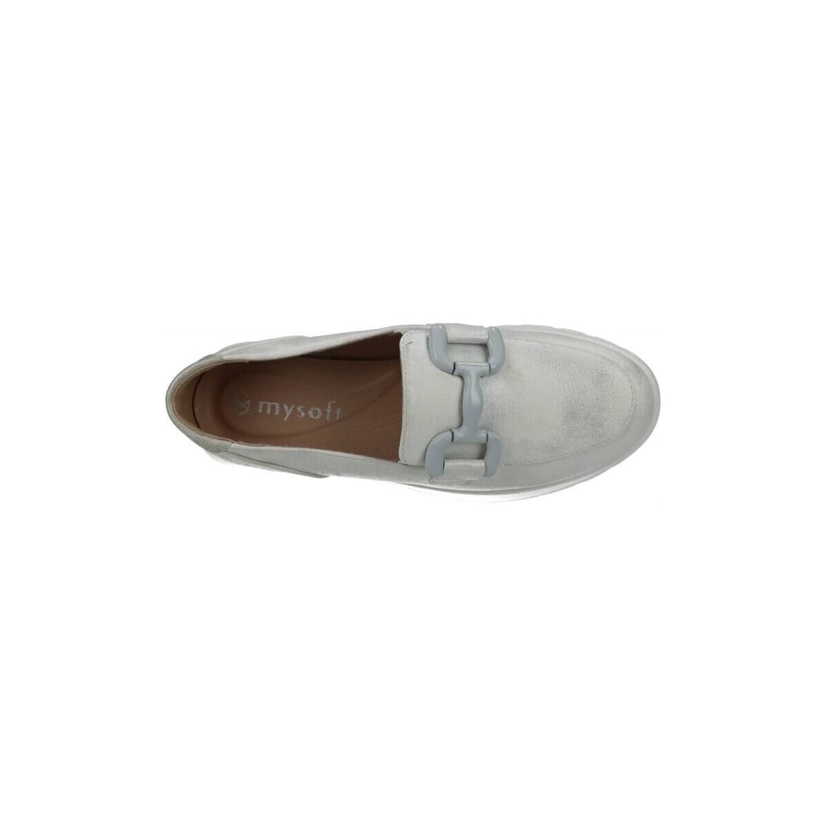 Women's Loafers Mysoft Silver