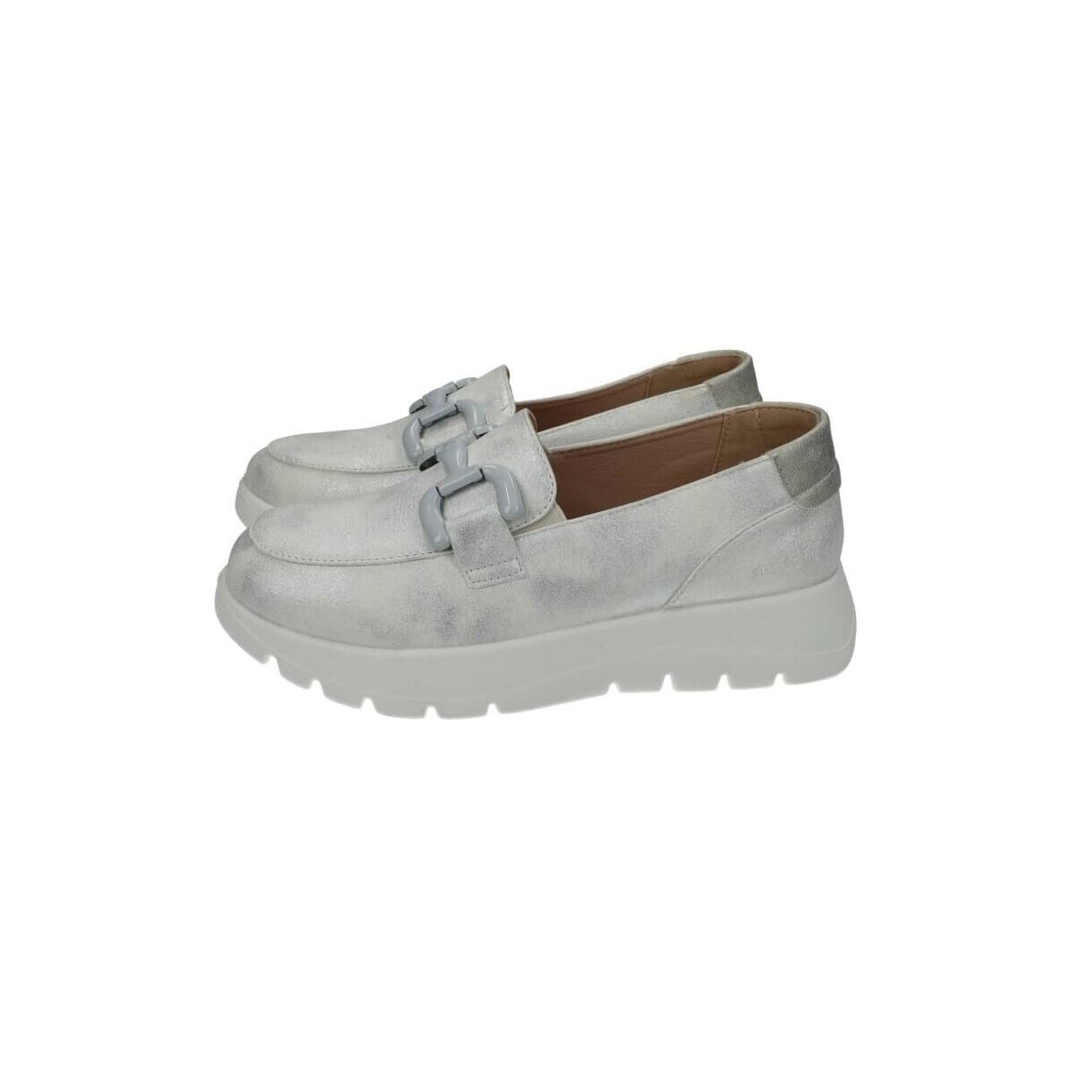 Women's Loafers Mysoft Silver