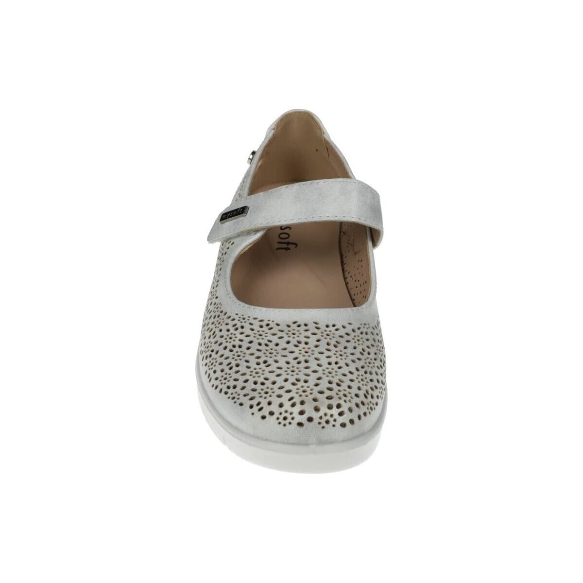 Women's Ballet Flats Mysoft Silver