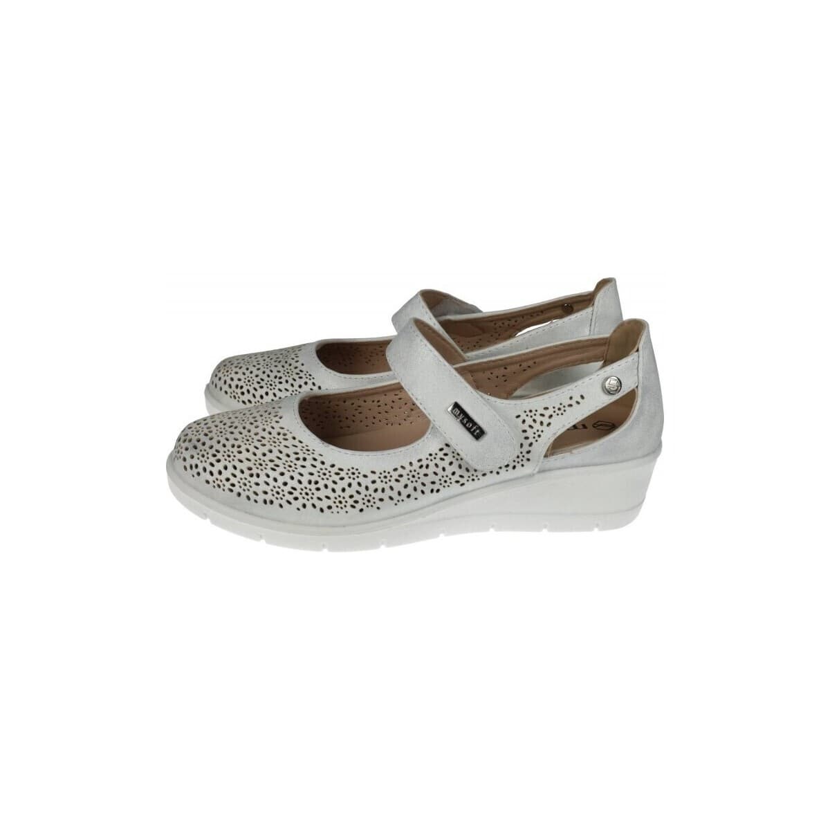 Women's Ballet Flats Mysoft Silver