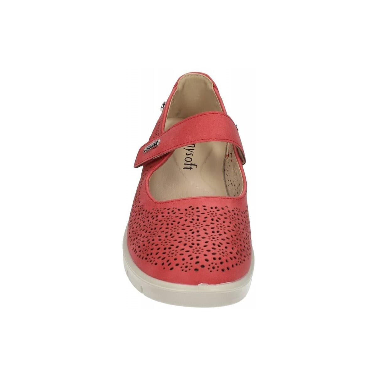 Women's Ballet Flats Mysoft Red