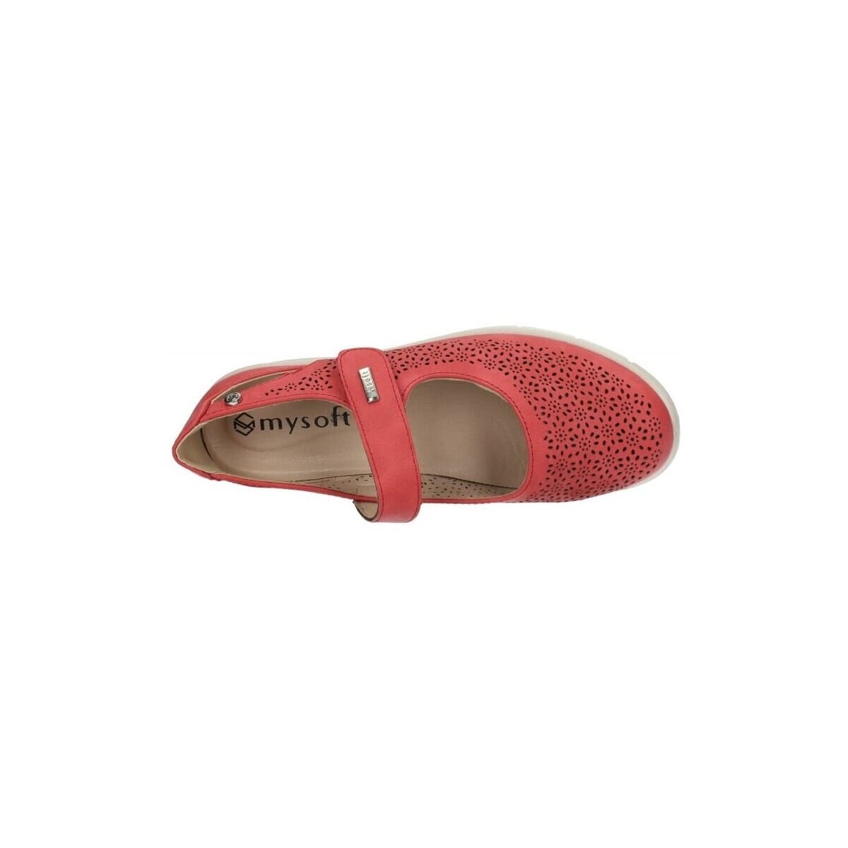 Women's Ballet Flats Mysoft Red