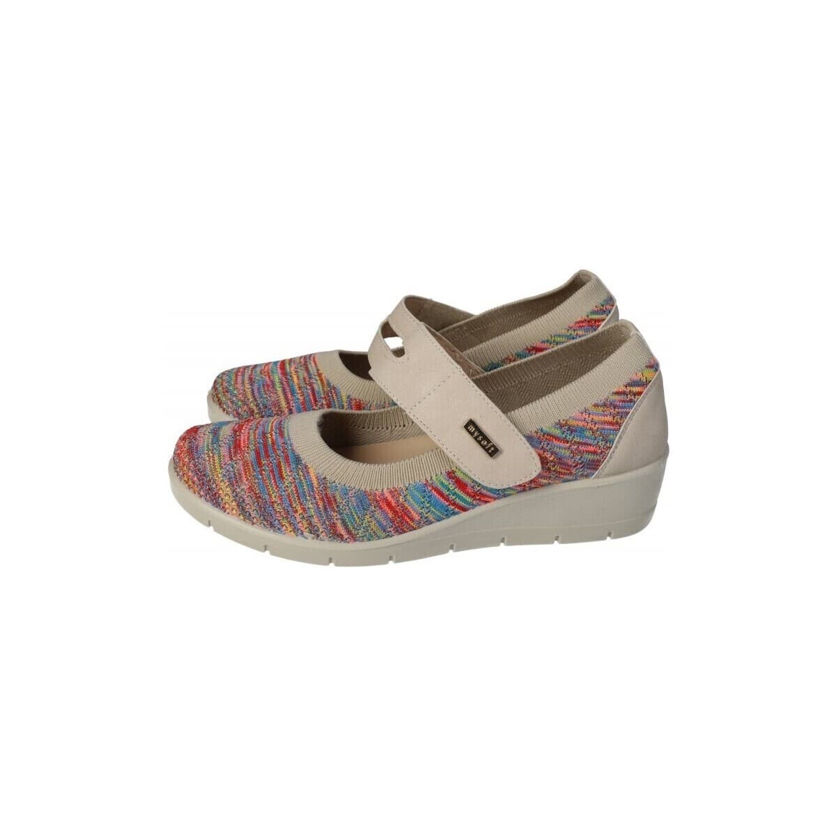 Women's Ballet Flats Mysoft Multicolor