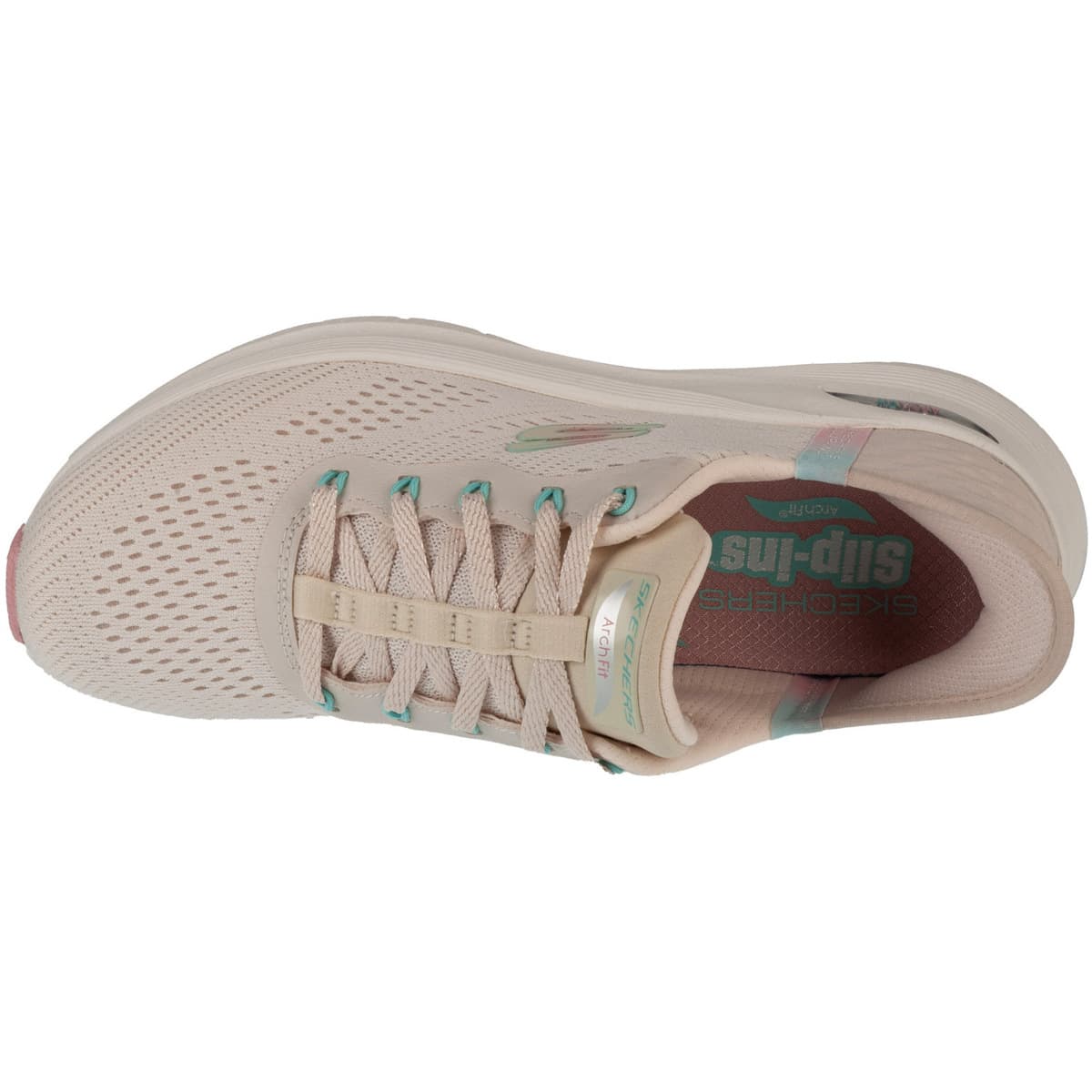 Women's Gym Shoes Skechers Beige
