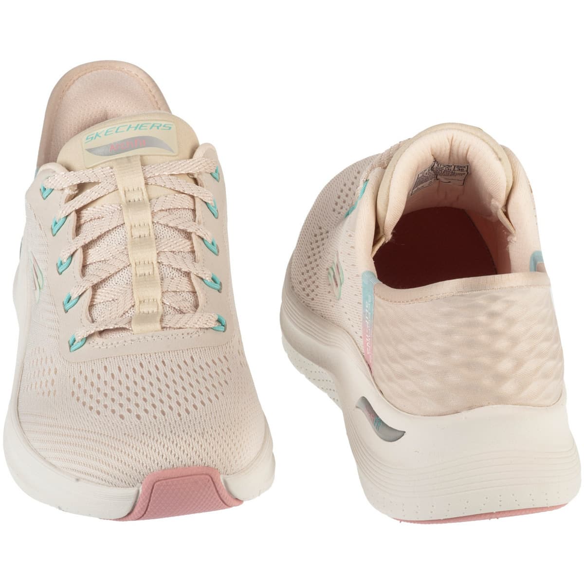 Women's Gym Shoes Skechers Beige