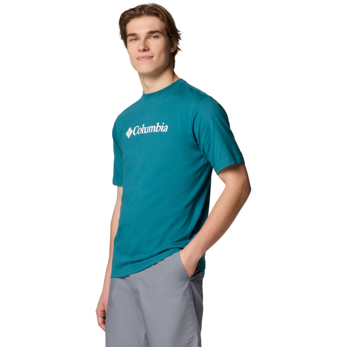 Men's T-Shirts Columbia Green