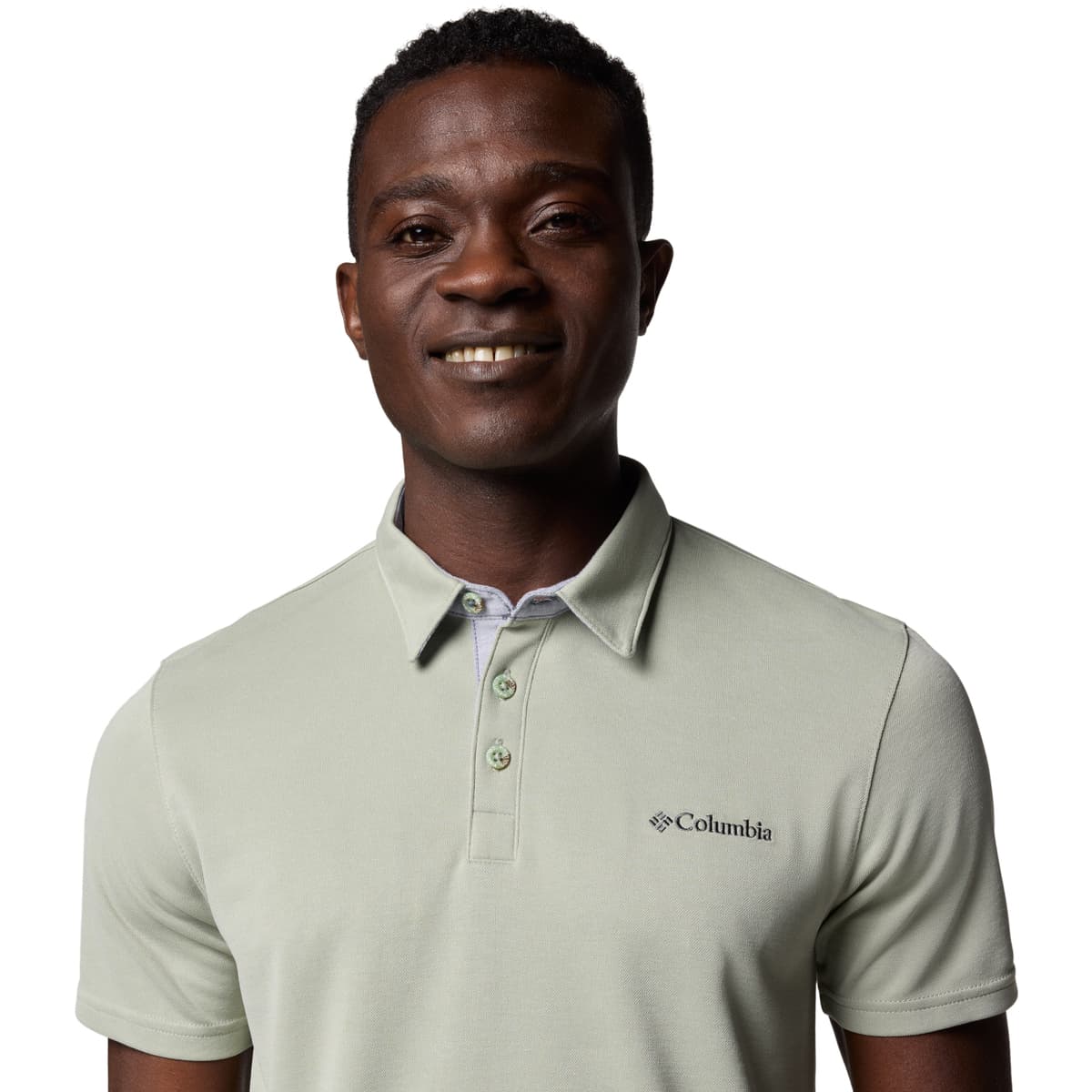 Men's Polo Shirts Columbia Green