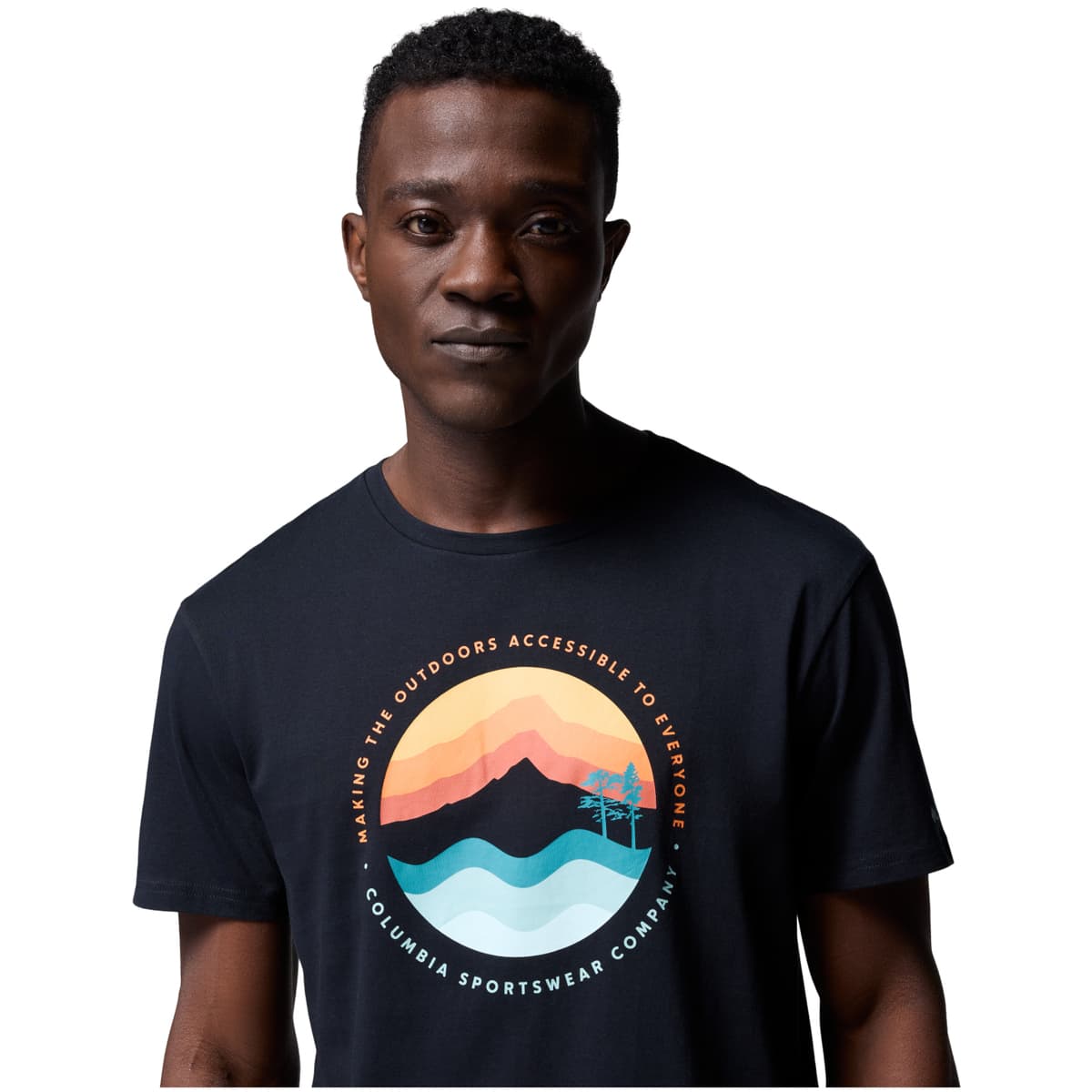 Men's T-Shirts Columbia Black