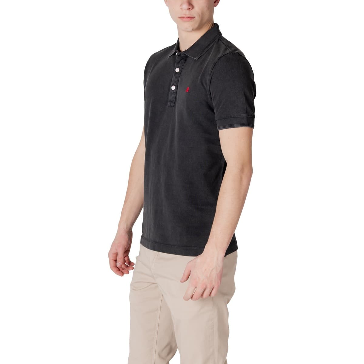 Men's Polo Shirts Replay Black