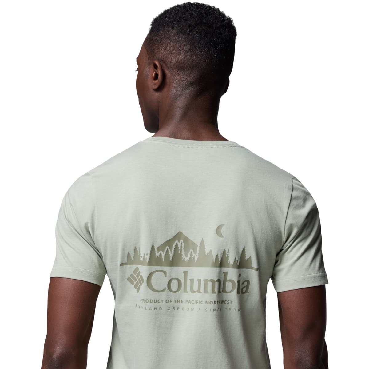 Men's T-Shirts Columbia Green