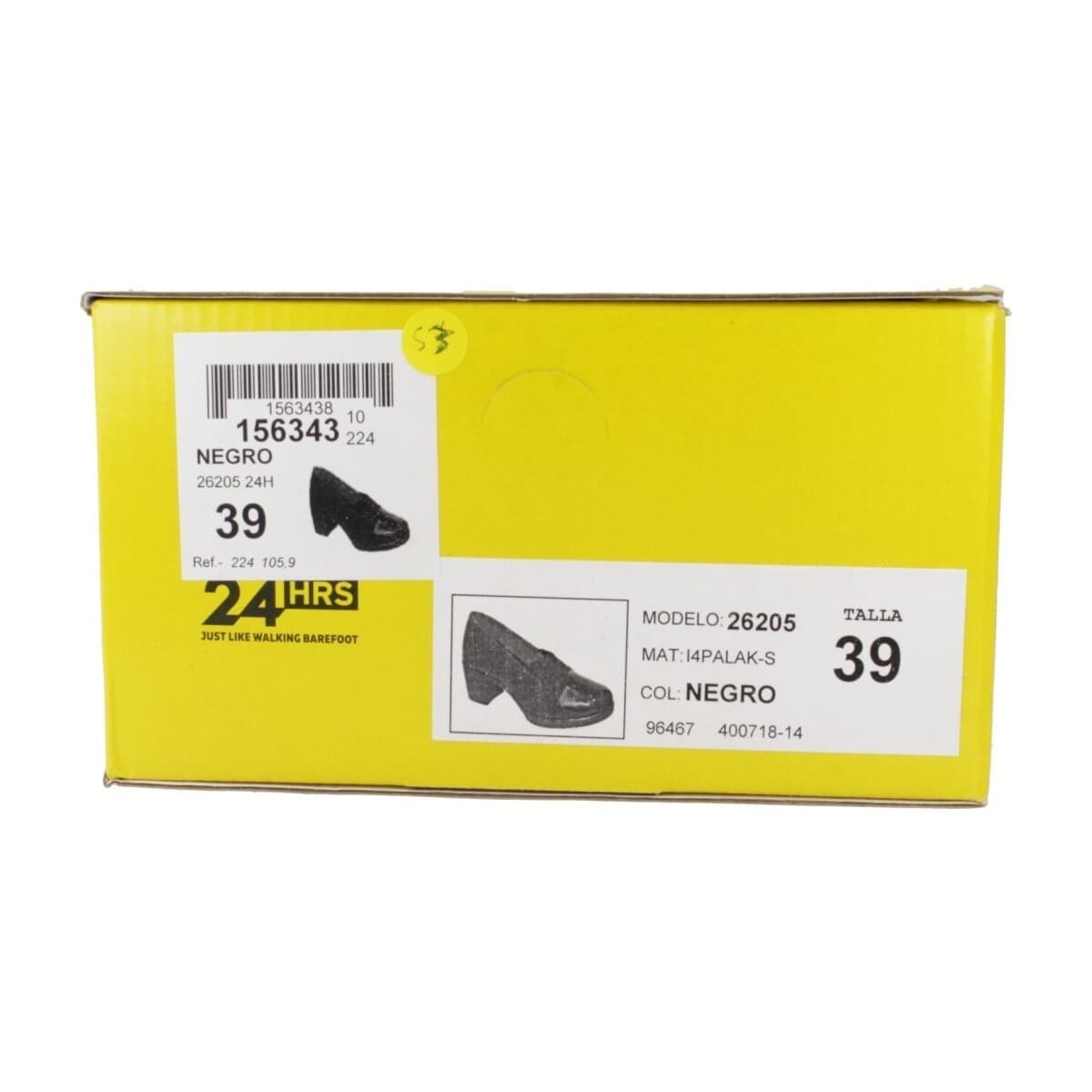 Women's Derby Shoes 24 Hrs Black