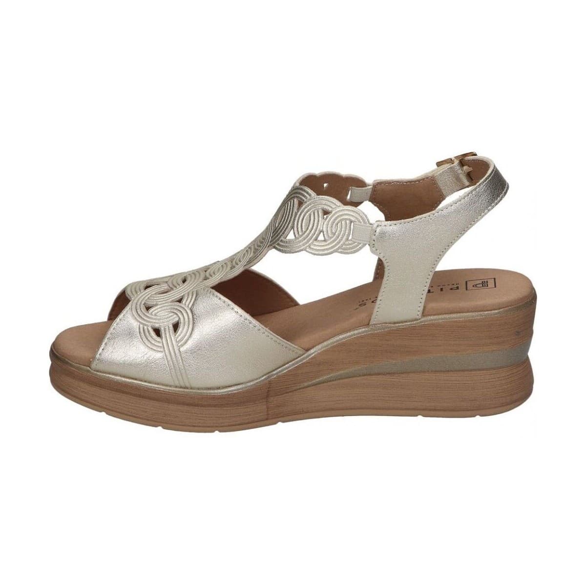 Women's Platforms Pitillos Gold