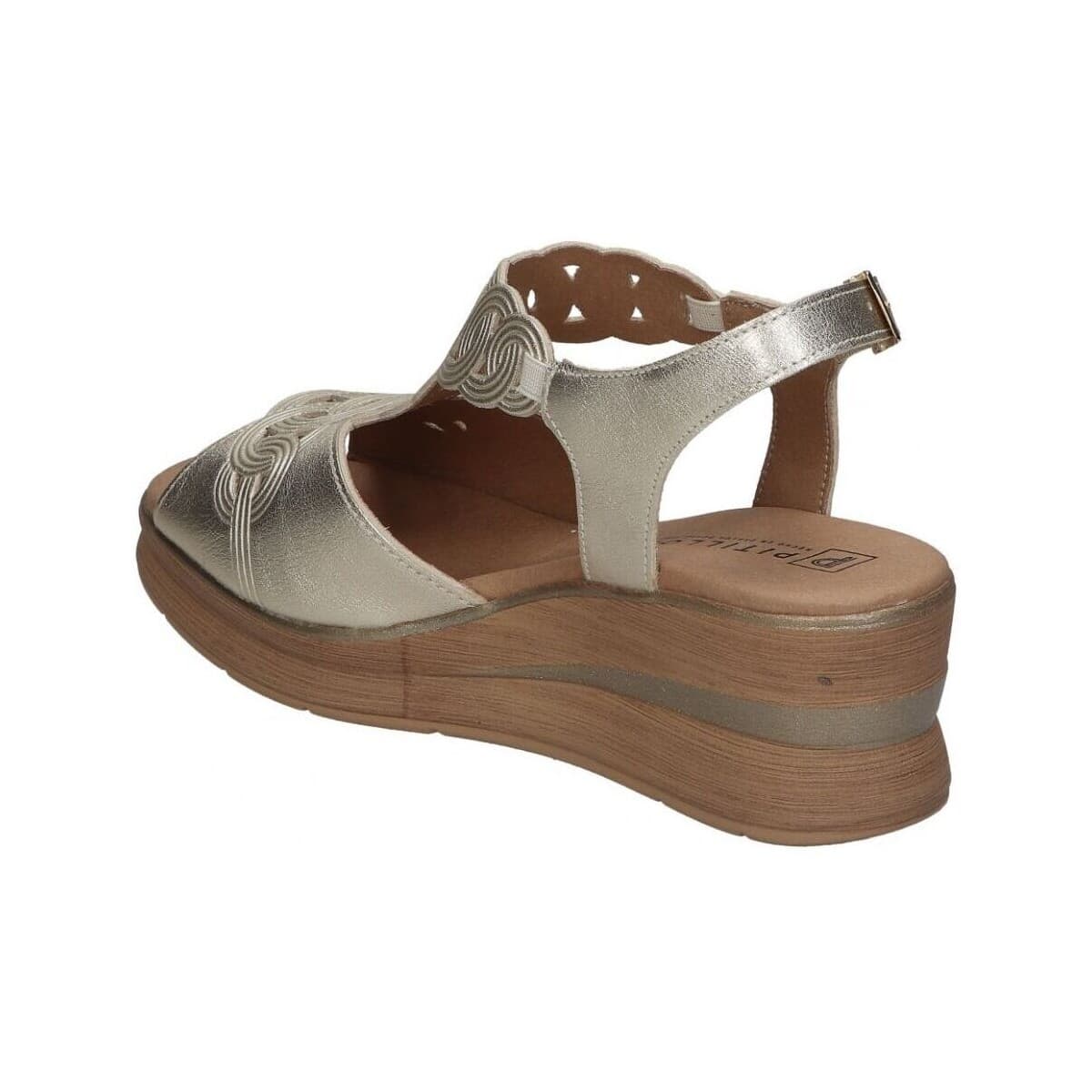 Women's Platforms Pitillos Gold